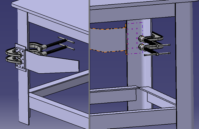 Mounting mock-up with CatiaV5
